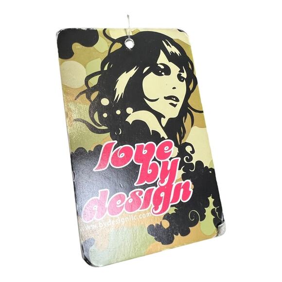 NWT Love by Design Cardigan Women's Small Olive Green Stripe Button 3/4 Sleeve - Picture 8 of 9